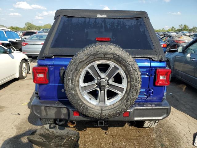 1C4HJXEG1JW212600 - 2018 JEEP WRANGLER U SAHARA BLUE photo 6