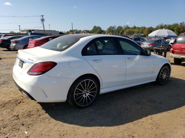 55SWF8EB5KU317521 - 2019 MERCEDES-BENZ C 300 4MATIC WHITE photo 3