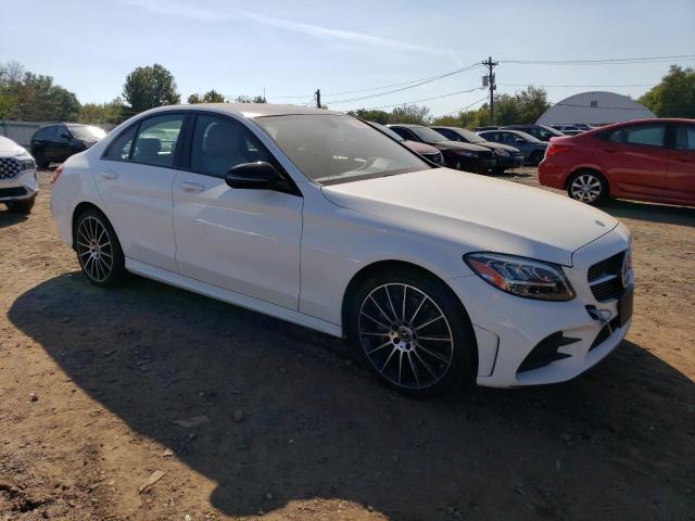 55SWF8EB5KU317521 - 2019 MERCEDES-BENZ C 300 4MATIC WHITE photo 4