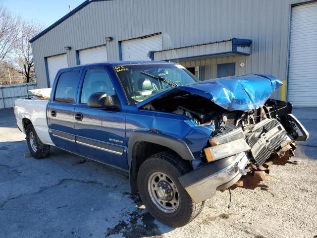 1GCGK13U93F251629 - 2003 CHEVROLET SILVERADO K1500 HEAVY DUTY BLUE photo 4