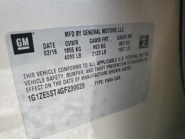 1G1ZE5ST4GF239628 - 2016 CHEVROLET MALIBU LT GOLD photo 12