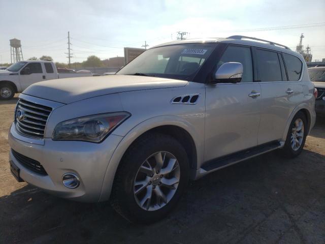 JN8AZ2NC3C9315839 - 2012 INFINITI QX56 SILVER photo 1