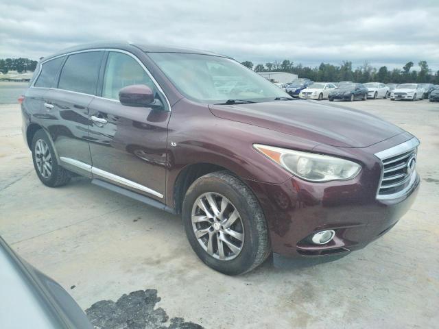 5N1AL0MN6EC546434 - 2014 INFINITI QX60 MAROON photo 4