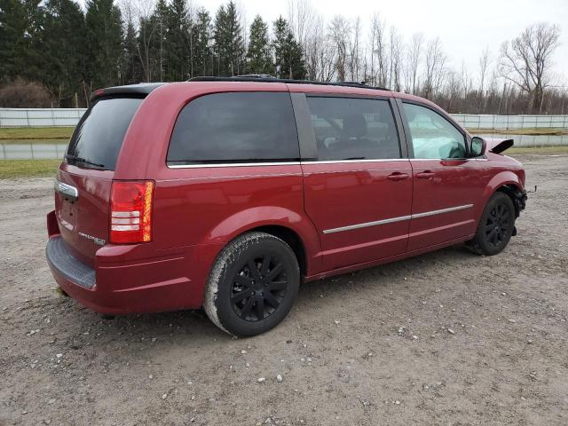 2A4RR8DX2AR366577 - 2010 CHRYSLER TOWN & COU TOURING PLUS MAROON photo 3