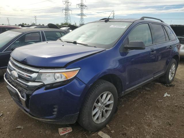 2FMDK3GC6DBE25252 - 2013 FORD EDGE SE BLUE photo 1