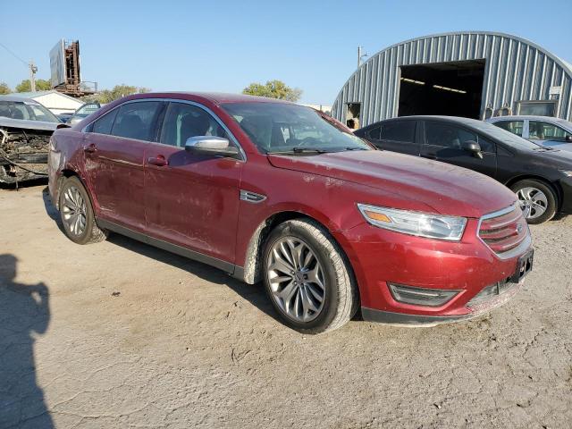 1FAHP2J8XDG206864 - 2013 FORD TAURUS LIMITED RED photo 4