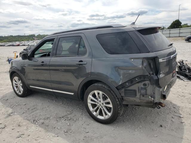 1FM5K7D89KGA08631 - 2019 FORD EXPLORER XLT GRAY photo 2