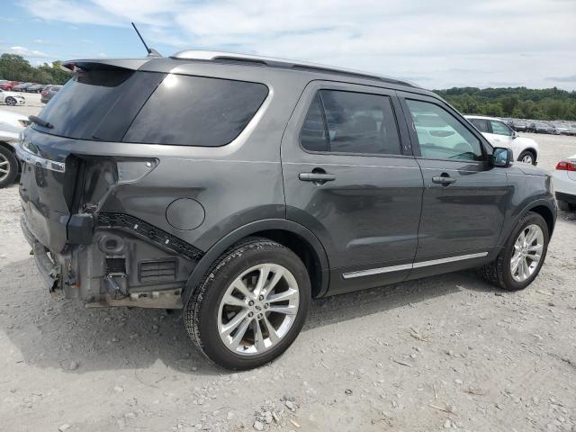 1FM5K7D89KGA08631 - 2019 FORD EXPLORER XLT GRAY photo 3