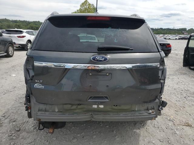 1FM5K7D89KGA08631 - 2019 FORD EXPLORER XLT GRAY photo 6