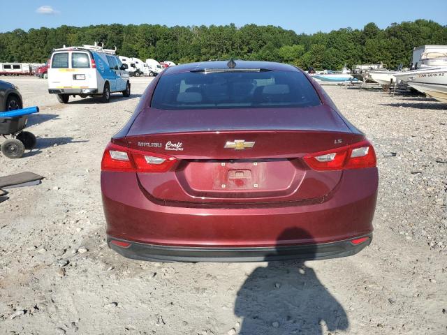 1G1ZB5ST5GF210521 - 2016 CHEVROLET MALIBU LS Tünd qırmızı foto 6