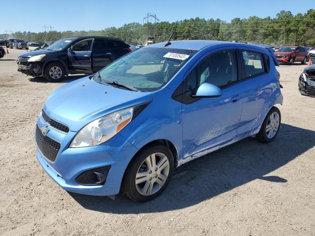 KL8CD6S9XEC569162 - 2014 CHEVROLET SPARK 1LT BLUE photo 1