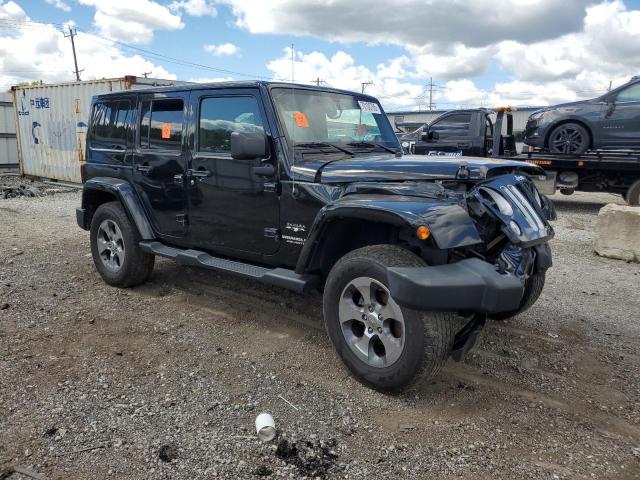1C4HJWEG7HL614577 - 2017 JEEP WRANGLER U SAHARA BLACK photo 4