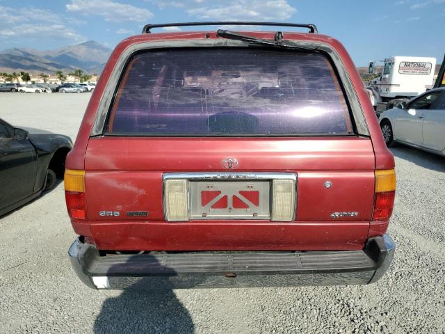 JT3VN29V6N9000058 - 1992 TOYOTA 4RUNNER VN29 SR5 BURGUNDY photo 6