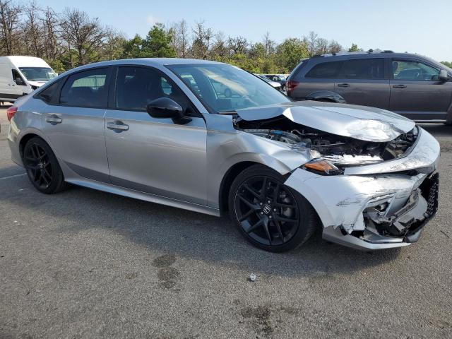 2HGFE2F51NH607457 - 2022 HONDA CIVIC SPORT SILVER photo 4