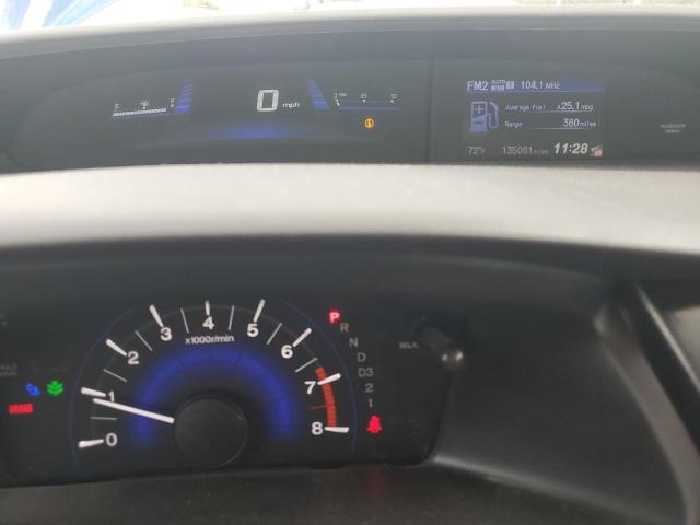 19XFB2F89DE087309 - 2013 HONDA CIVIC EX Mavi foto 9