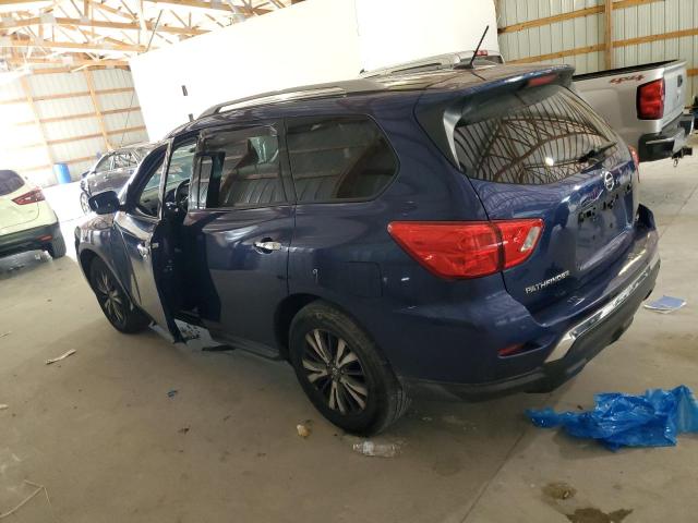 5N1DR2MNXHC696669 - 2017 NISSAN PATHFINDER S BLUE photo 2