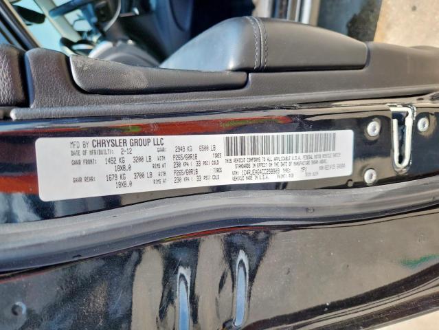 1C4RJEAG4CC258909 - 2012 JEEP GRAND CHER LAREDO შავი ფოტო 13