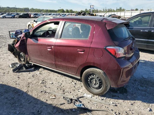 ML32AUHJ9RH004267 - 2024 MITSUBISHI MIRAGE ES BURGUNDY photo 2