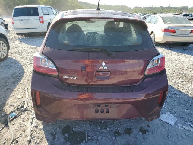 ML32AUHJ9RH004267 - 2024 MITSUBISHI MIRAGE ES BURGUNDY photo 6