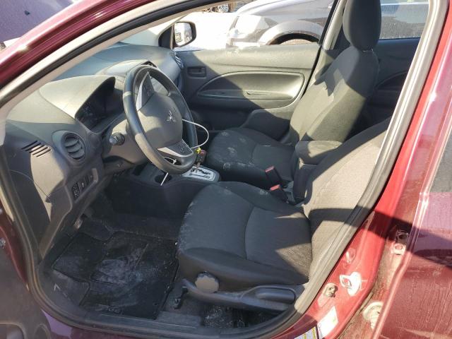 ML32AUHJ9RH004267 - 2024 MITSUBISHI MIRAGE ES BURGUNDY photo 7