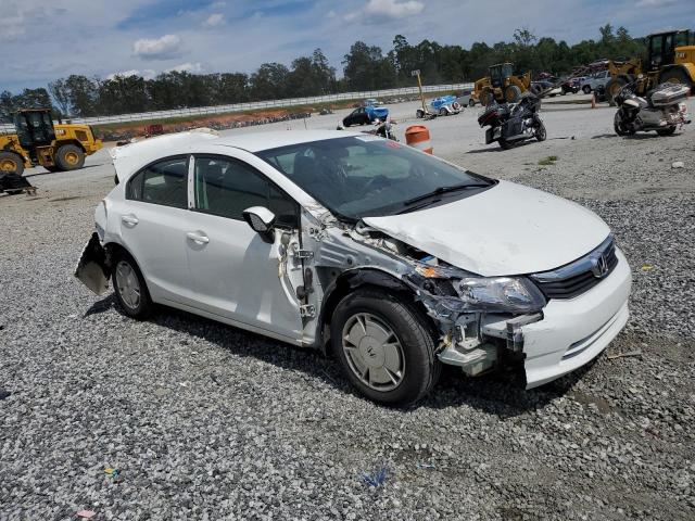 2HGFB2F67CH550308 - 2012 HONDA CIVIC HF WHITE photo 4