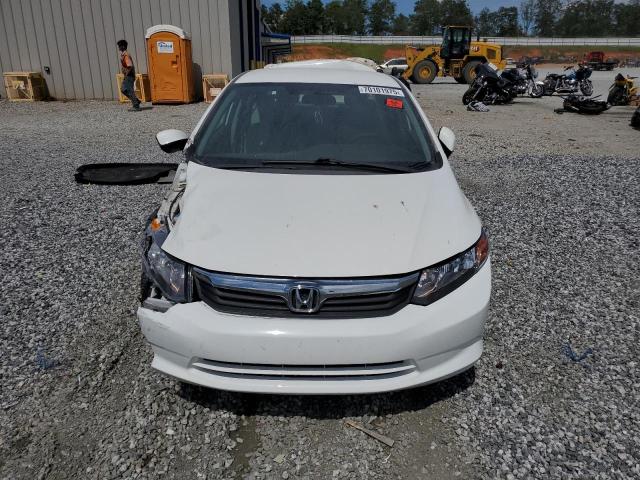 2HGFB2F67CH550308 - 2012 HONDA CIVIC HF WHITE photo 5
