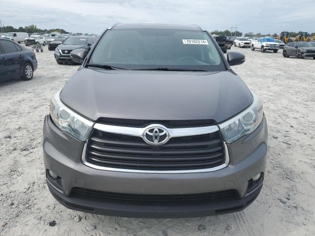 5TDKKRFH0FS061312 - 2015 TOYOTA HIGHLANDER XLE Grafit foto 5