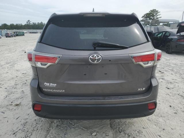 5TDKKRFH0FS061312 - 2015 TOYOTA HIGHLANDER XLE Grafit foto 6