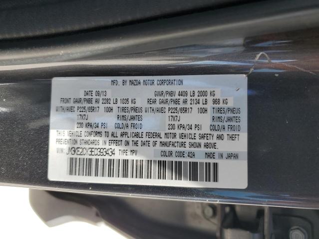 JM3KE2CY3E0393434 - 2014 MAZDA CX-5 TOURING GRAY photo 14