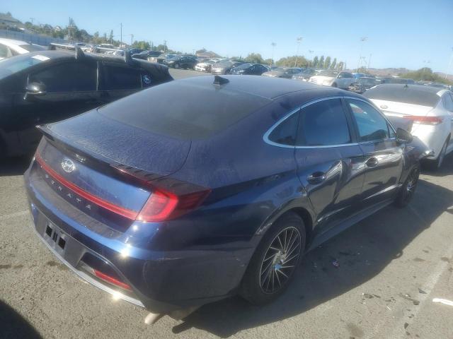 5NPEG4JA8MH079894 - 2021 HYUNDAI SONATA SE BLUE photo 3