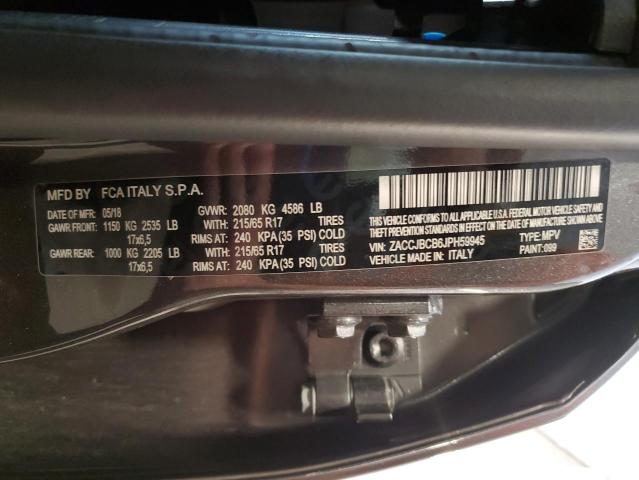 ZACCJBCB6JPH59945 - 2018 JEEP RENEGADE TRAILHAWK GRAY photo 13