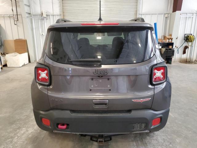 ZACCJBCB6JPH59945 - 2018 JEEP RENEGADE TRAILHAWK GRAY photo 6