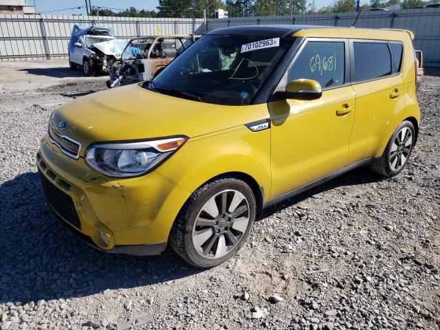 KNDJX3A57E7078012 - 2014 KIA SOUL ! YELLOW photo 1