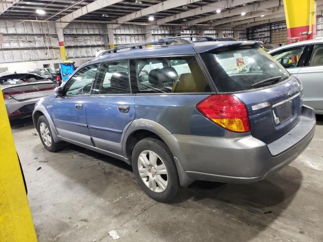 4S4BP61C357301999 - 2005 SUBARU LEGACY OUTBACK 2.5I BLUE photo 2