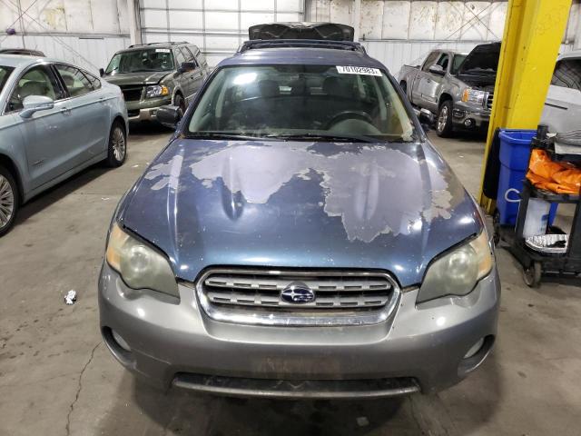 4S4BP61C357301999 - 2005 SUBARU LEGACY OUTBACK 2.5I BLUE photo 5