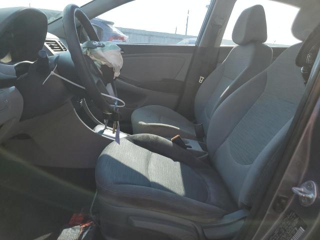 KMHCT4AE7HU168885 - 2017 HYUNDAI ACCENT SE GRAY photo 7