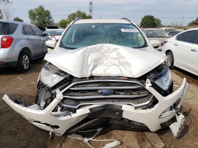 MAJ3P1TE1JC230478 - 2018 FORD ECOSPORT SE WHITE photo 5