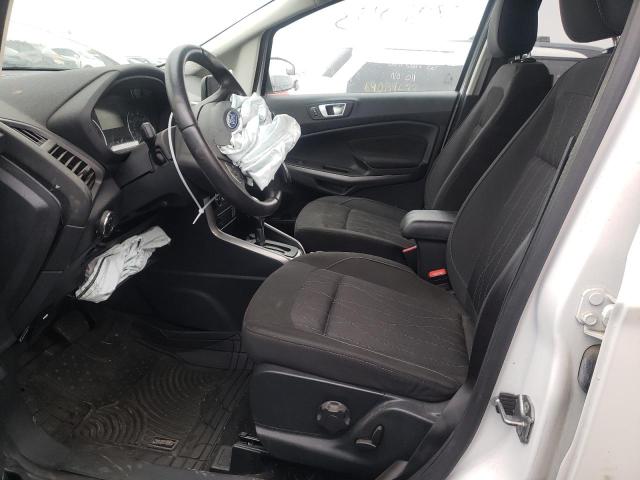 MAJ3P1TE1JC230478 - 2018 FORD ECOSPORT SE WHITE photo 7
