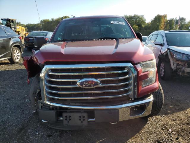 1FTEX1EP1GFD08248 - 2016 FORD F150 SUPER CAB RED photo 5