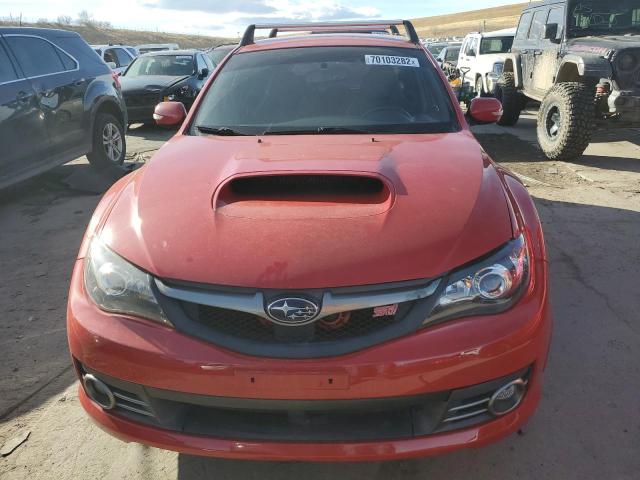 JF1GR89698L827165 - 2008 SUBARU IMPREZA WRX STI RED photo 5