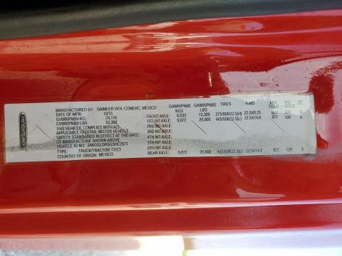 3AKGGLDR5GSHC2671 - 2016 FREIGHTLINER CASCADIA 1 红色 照片 10