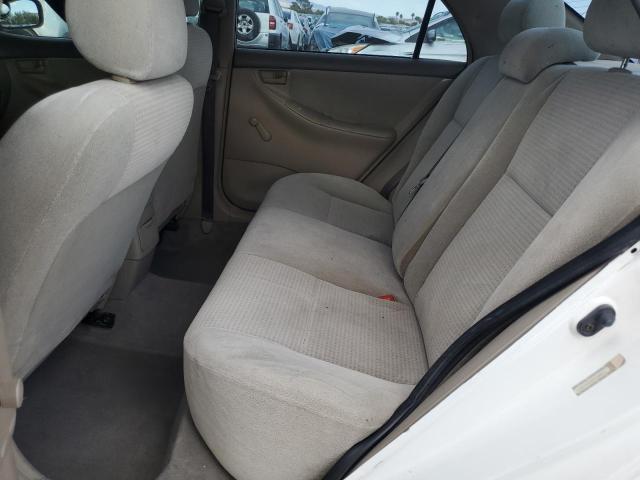 JTDBR32E652049871 - 2005 TOYOTA COROLLA CE WHITE photo 10