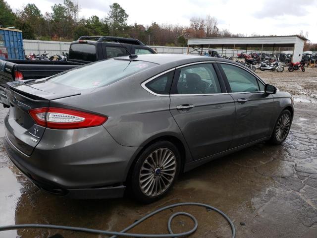 3FA6P0K91DR244947 - 2013 FORD FUSION TITANIUM GRAY photo 3