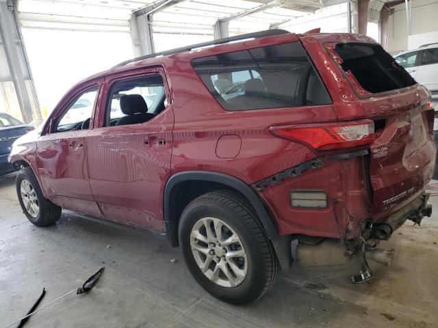 1GNEVGKW0KJ196379 - 2019 CHEVROLET TRAVERSE LT MAROON photo 2