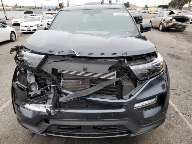 1FM5K8GC7NGA77084 - 2022 FORD EXPLORER ST BLUE photo 12