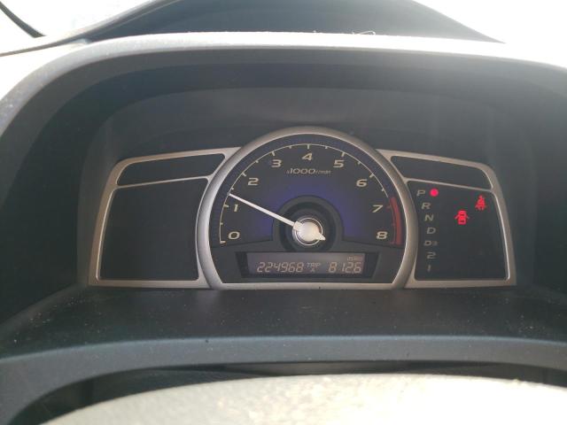 1HGFA16878L039173 - 2008 HONDA CIVIC EX GRAY photo 9