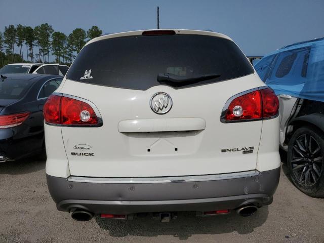 5GALRBED8AJ191433 - 2010 BUICK ENCLAVE CXL WHITE photo 6
