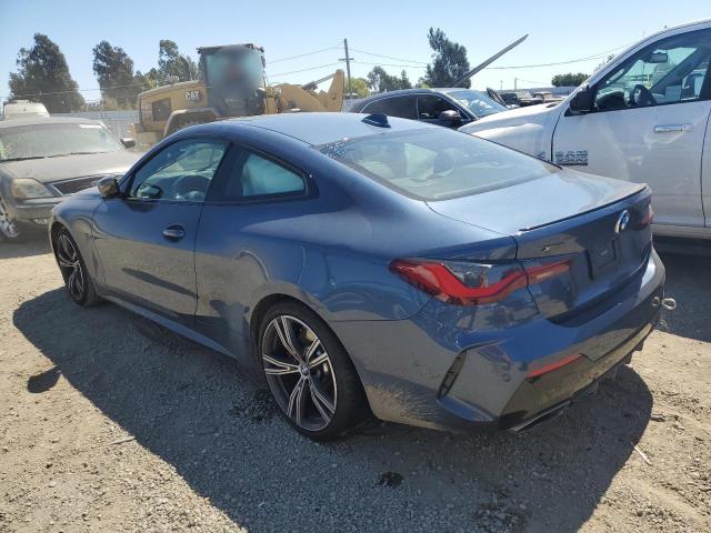 WBA13AR07MCF72272 - 2021 BMW M440XI BLUE photo 2