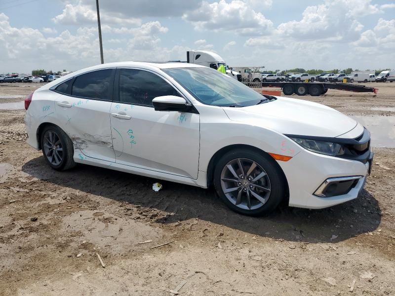 19XFC1F39ME011035 - 2021 HONDA CIVIC EX WHITE photo 4