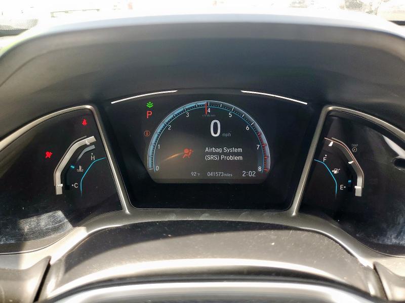 19XFC1F39ME011035 - 2021 HONDA CIVIC EX WHITE photo 9